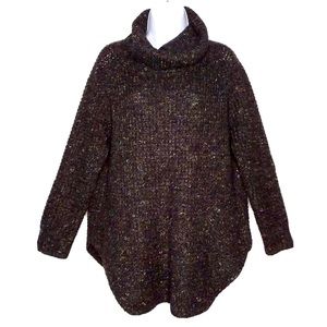 Free People Dylan Tweedy Turtleneck Sweater